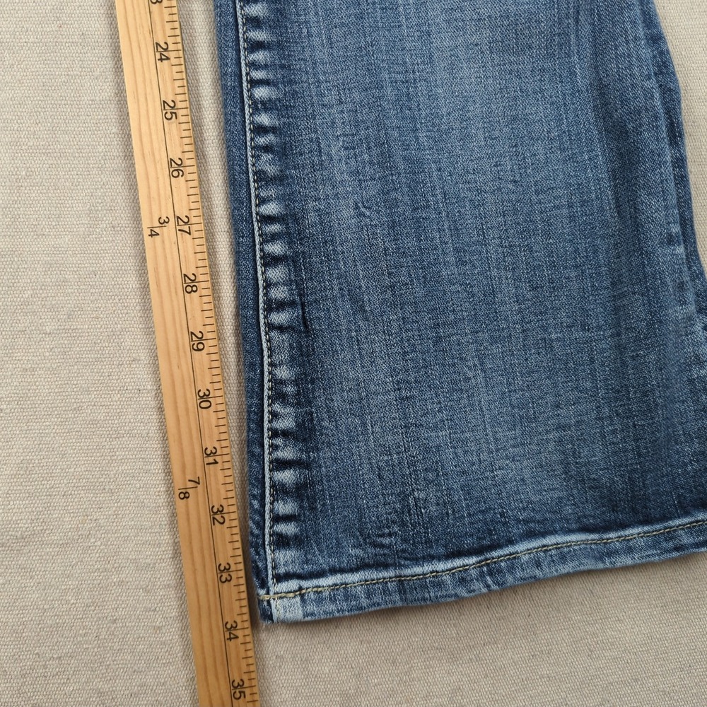 Buckle Black Jeans Womens 31 Blue Boot Cut Stretch Western Cowgirl - Picture 5 of 15